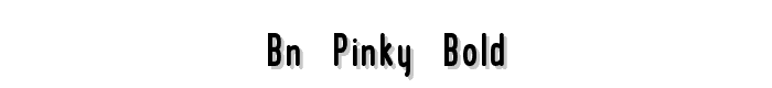 BN Pinky Bold font